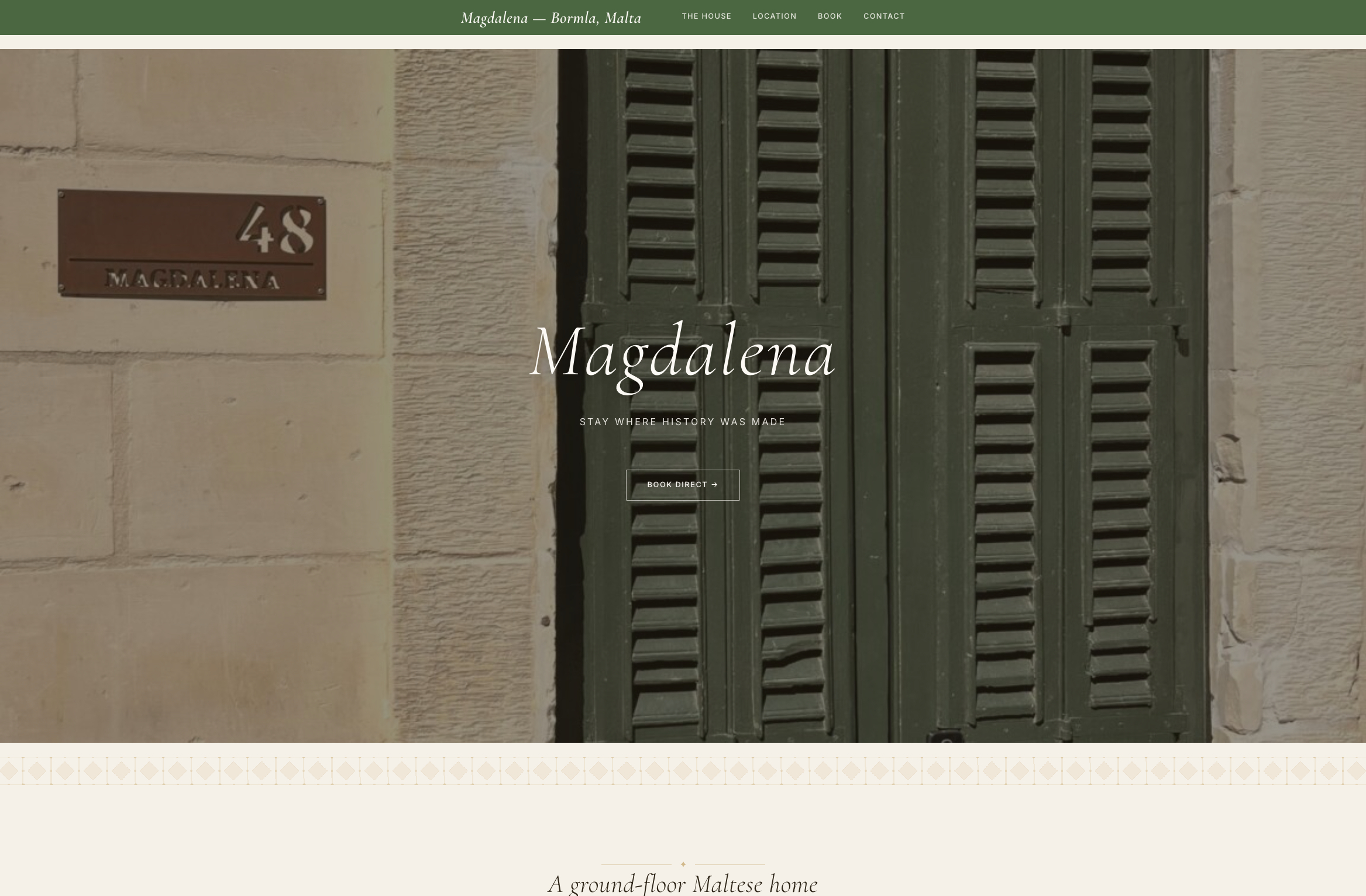 Magdalena Malta — Holiday rental website